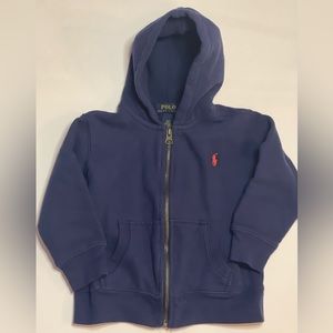 2T Navy Blue Polo Hoodie